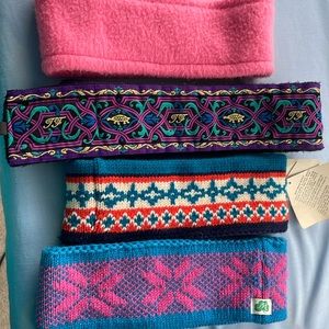 4 winter/ Ski headbands